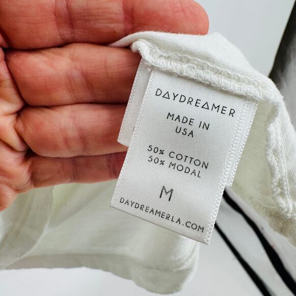 Daydreamer x Free People Rolling Stones Graphic Tee Leopard Tongue Size M - Picture 6 of 7